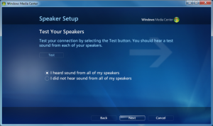 WMC - 09 - Speaker Test