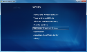 WMC - 20 - Settings_General_Auto Download