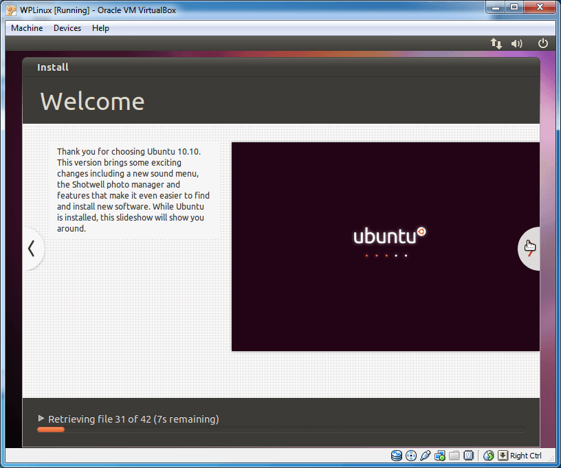 virtualize ubuntu