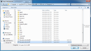 Screenshot of the fs2_open_3_6_12r_INF.exe file.