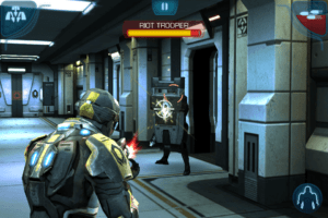 Screenshot of Mass Effect Infiltrator gameplay