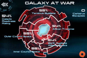 Screenshot of Mass Effect Infiltrator galactic readiness