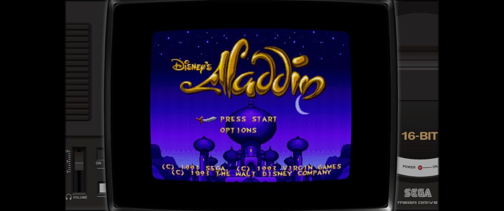 Screenshot of game running too small with black around all four sides